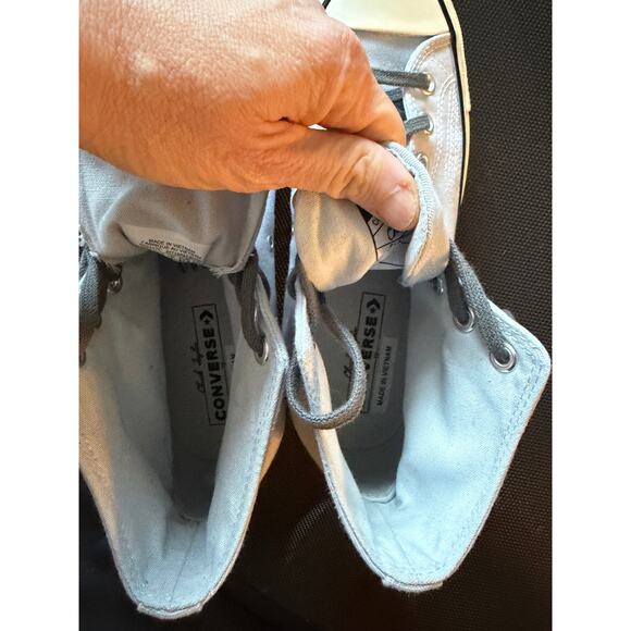 Converse Hi-Top Light purple/gray color NWOT, Women's Size 10 - Picture 8 of 8